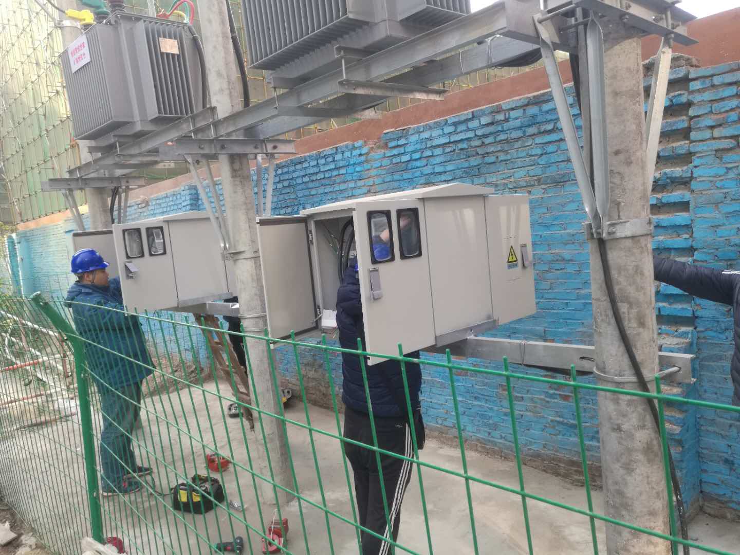 濰坊恒信置業臨時用電臺架工程